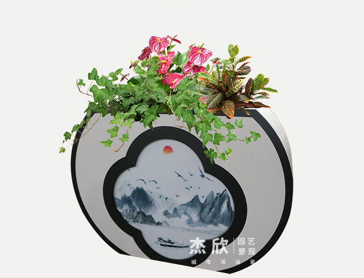 古典畫境創(chuàng)意花箱